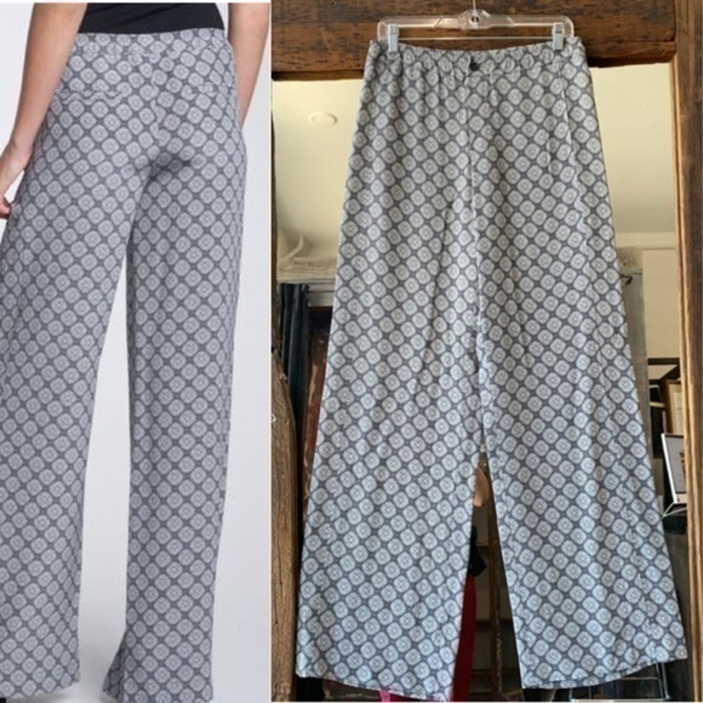 VINCE Silk Wide Leg Pant size M